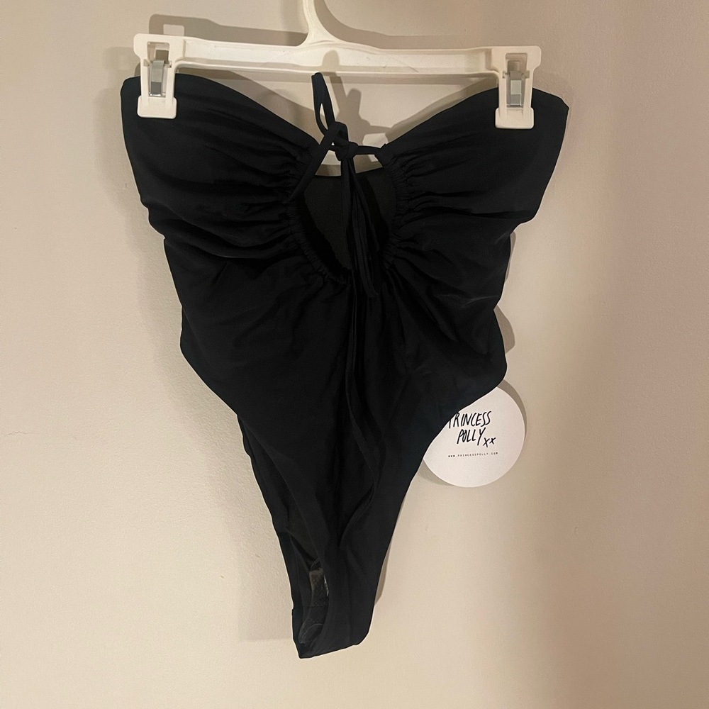 Princess Polly Black One Piece Swimsuit